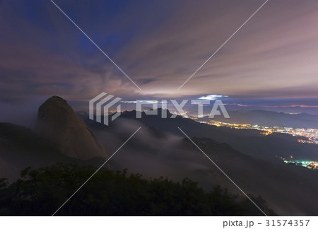 国立公園 山 ソウル 31574357