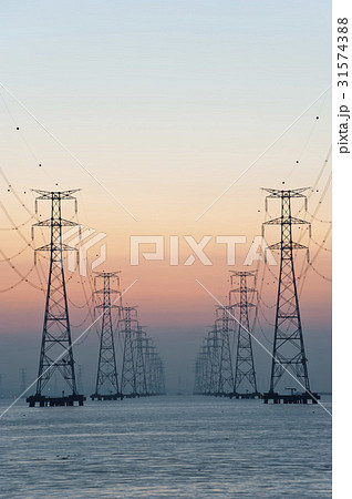 産業 送電塔 始華湖 31574388