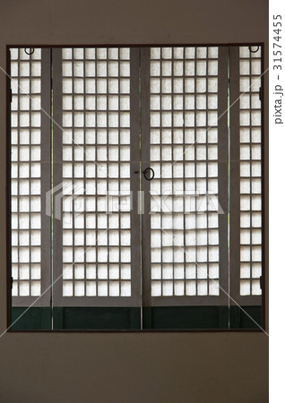 古建築 ドア 組子 31574455