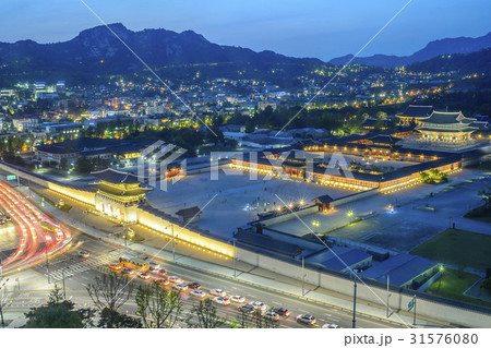 景福宮 ソウル 夜景 31576080
