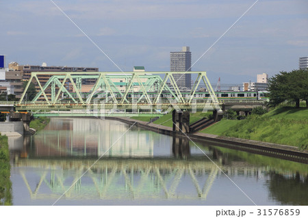 新河岸川を渡る湘南新宿ラインE233系 31576859