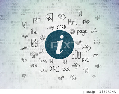 Web design concept: Information on Digital Data Web design concept: Information on Digital Data 31578243