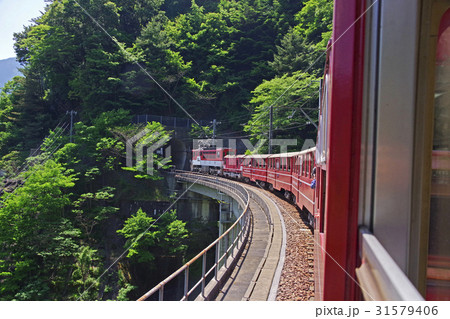 アプト区間を走る大井川鉄道井川線 31579406