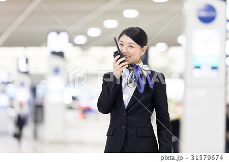 グランドスタッフ（空港イメージ） 31579674