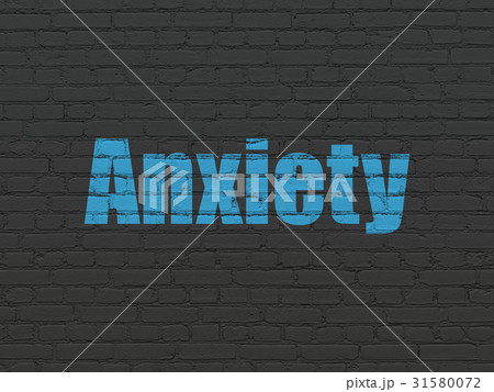 Medicine concept: Anxiety on wall background Medicine concept: Anxiety on wall background 31580072