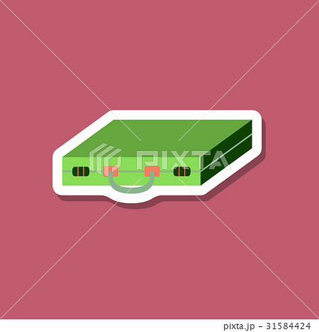 paper sticker on stylish background Business case 31584424