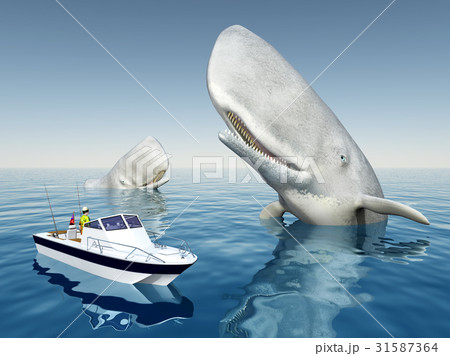 Sea angler and sperm whales Sea angler and sperm whales 31587364