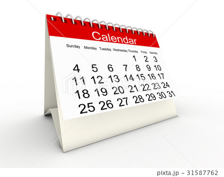 3D calendar 31587762