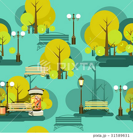 park seamless pattern 31589631