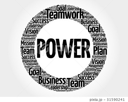POWER circle stamp word cloud POWER circle stamp word cloud 31590241