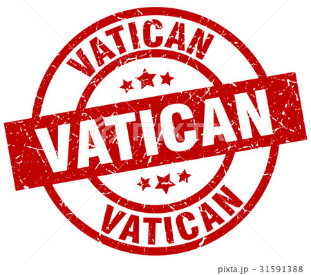 Vatican red round grunge stamp Vatican red round grunge stamp 31591388