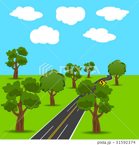 Intersections and branch roads in the animated 31592374