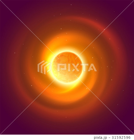 Sun and Space glow background. Vector illustration Sun and Space glow background. Vector illustration 31592596