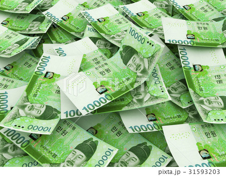 10,000 won South Korean Bills 31593203