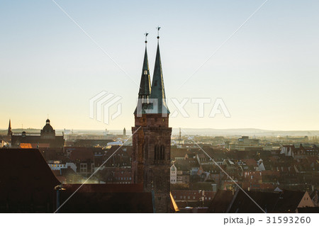city view of Nuremberg, a city in Franconia in the 31593260