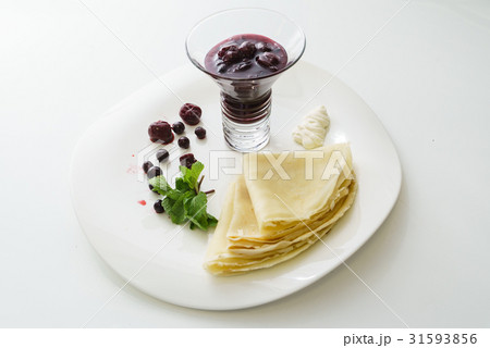 pancakes with jam pancakes with jam 31593856