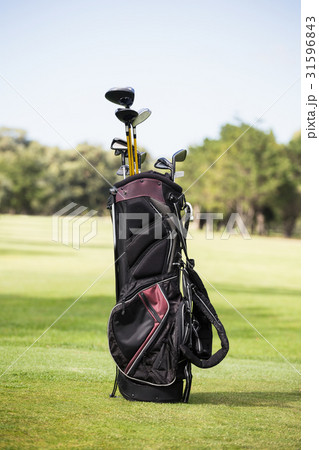 Filled golf bag with golf club Filled golf bag with golf club 31596843