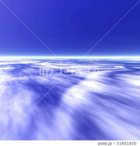 青空と雲海のイラスト素材