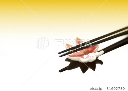 箸と箸置き 31602780