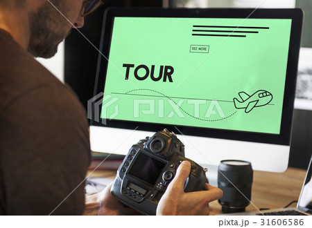 Holiday Destination Tour Travel Plane Symbol Holiday Destination Tour Travel Plane Symbol 31606586