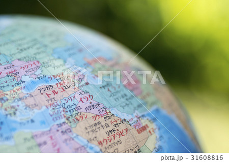 地球儀のなかのイラク、トルコ 31608816