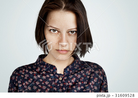 Young Girl Envy Irritated Concept 31609528
