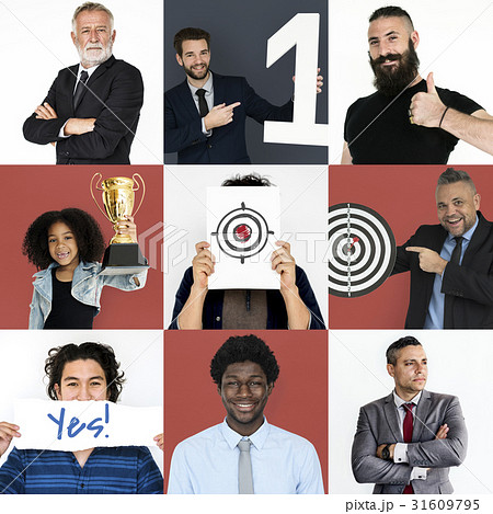 Studio People Collage Business Concept 31609795