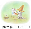 麦わら帽子をかぶった猫・お絵描き 31611301