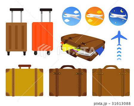 旅行かばんのイラスト素材 31613088 Pixta