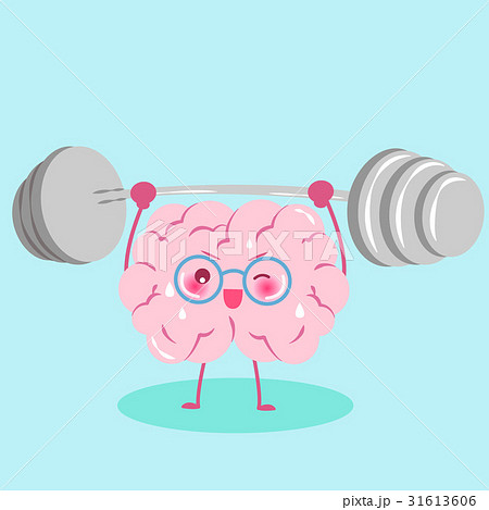 cute cartoon brain 31613606