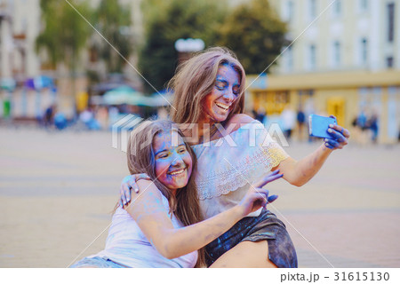 girl with paints girl with paints 31615130
