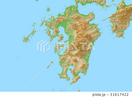 九州地方のイラスト素材