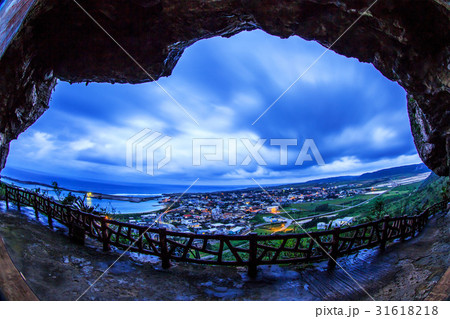 沖縄　与那国島のティンダバナからの眺望 31618218