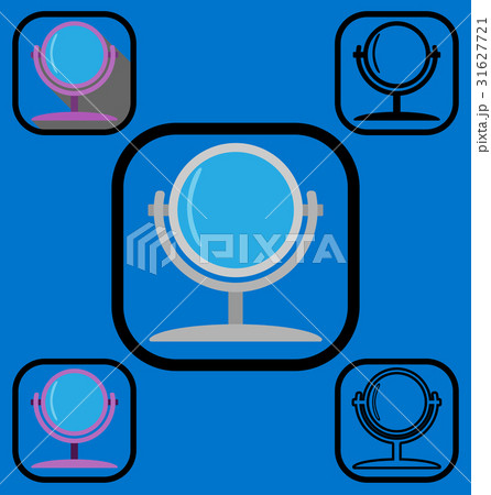 Mirror icons set Mirror icons set 31627721