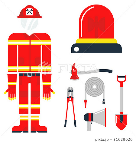 Fire safety equipment emergency tools firefighter Fire safety equipment emergency tools firefighter 31629026