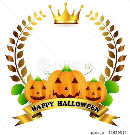 ハロウィン かぼちゃ 王冠 アイコンのイラスト素材 [31629312] - PIXTA