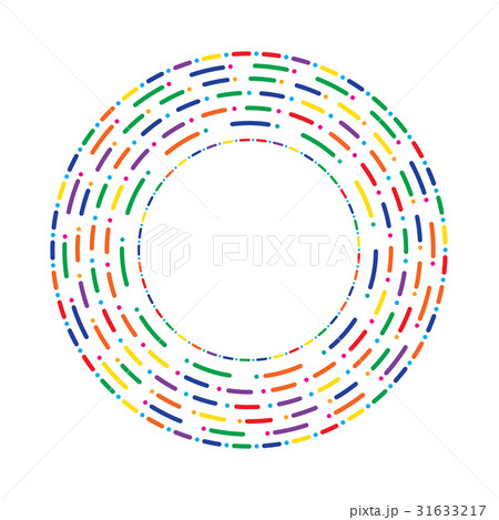Colorful dashed random circles abstract background Colorful dashed random circles abstract background 31633217