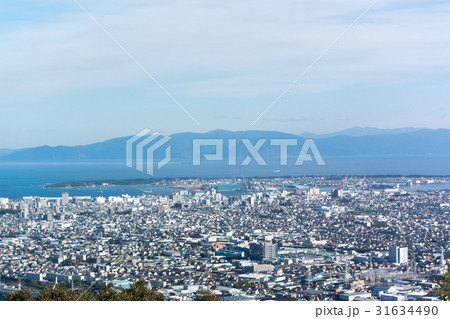 梶原山から望む駿河湾（静岡市清水区・梶原山公園） 31634490