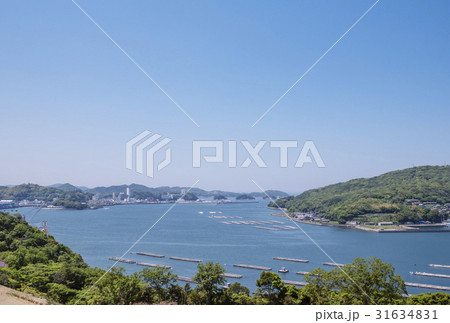 鳥羽市街地　鳥羽湾の風景　伊勢志摩観光スポット 31634831