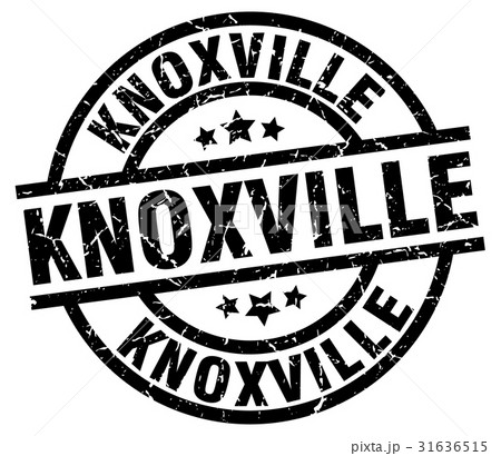 Knoxville black round grunge stamp Knoxville black round grunge stamp 31636515