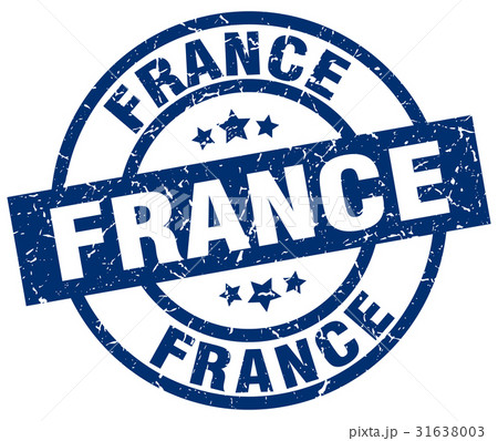 France blue round grunge stamp France blue round grunge stamp 31638003