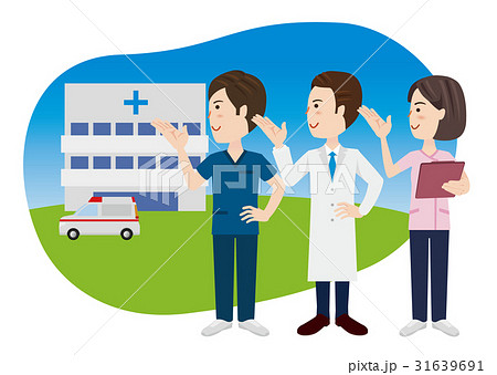 チーム医療のイラスト素材