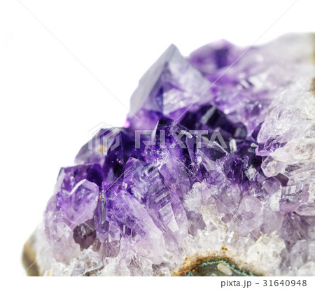 Fragment of amethyst geode Fragment of amethyst geode 31640948