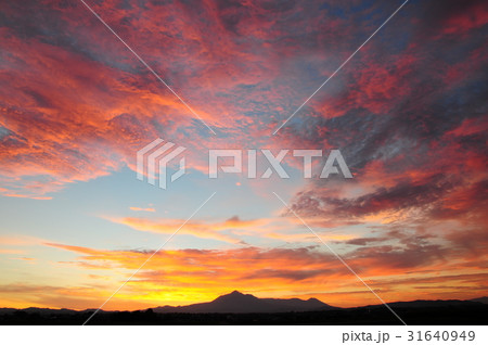 霧島山の夕日 霧島山の夕日 31640949