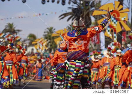 Tinkus dance group at the Arica Carnival 31646597