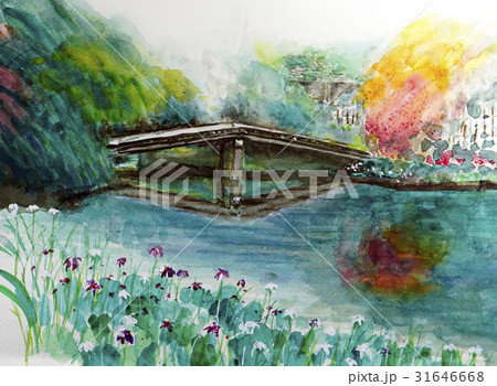 梅宮大社土橋　スケッチ画 31646668