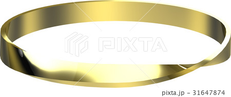 メビウスの輪【金】切り抜き メビウスの輪【金】切り抜き 31647874