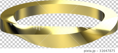 メビウスの輪【金】切り抜き メビウスの輪【金】切り抜き 31647875