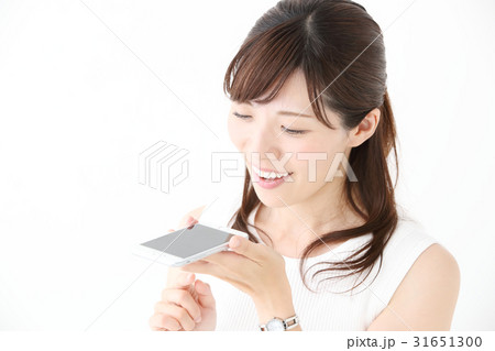 スマートフォン・女性 スマートフォン・女性 31651300