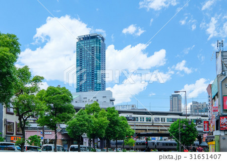JR福島駅前の風景 31651407